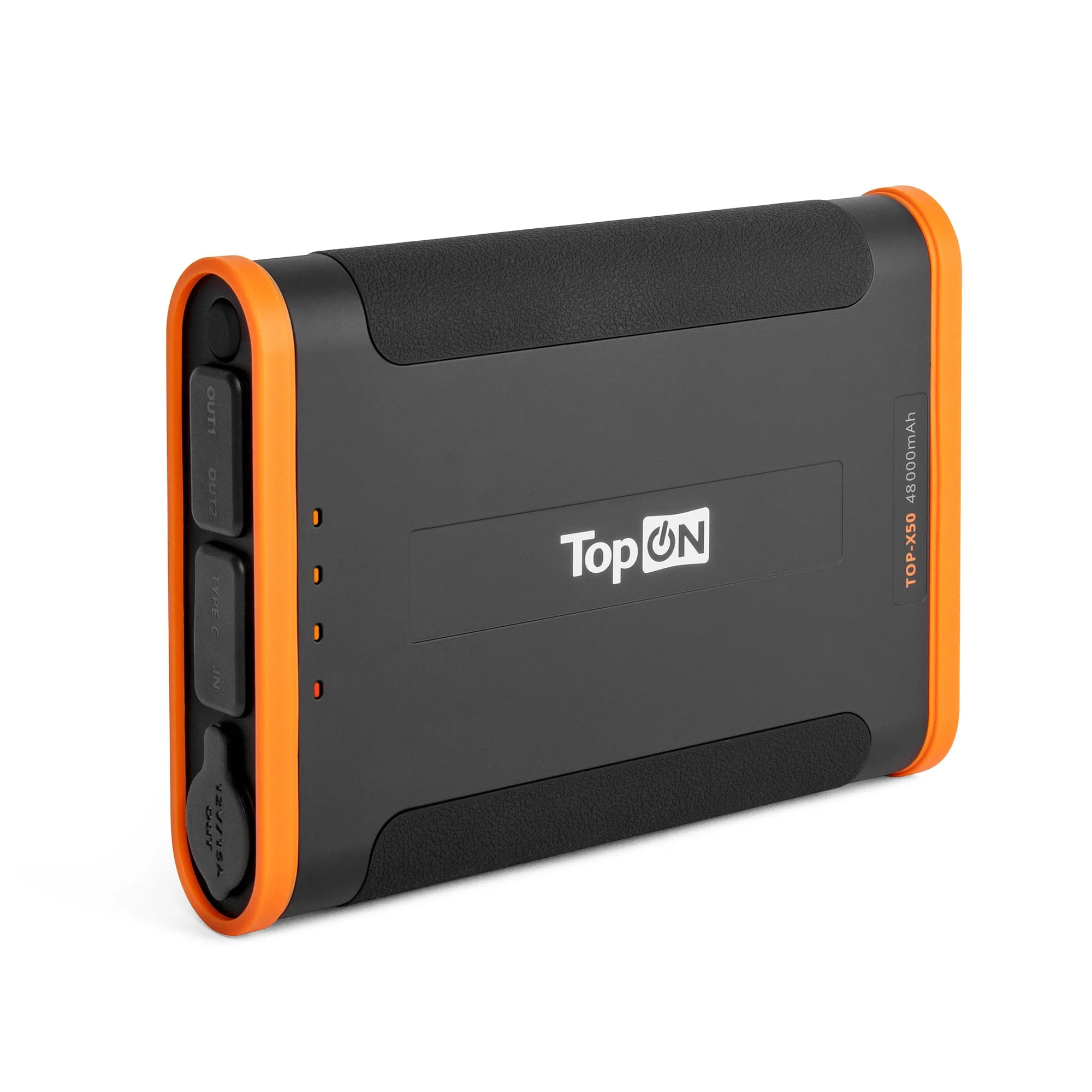 Portable battery TopON TOP-X50 48000mAh Type-C PD 60W, USB1 QC3.0, USB2 12W