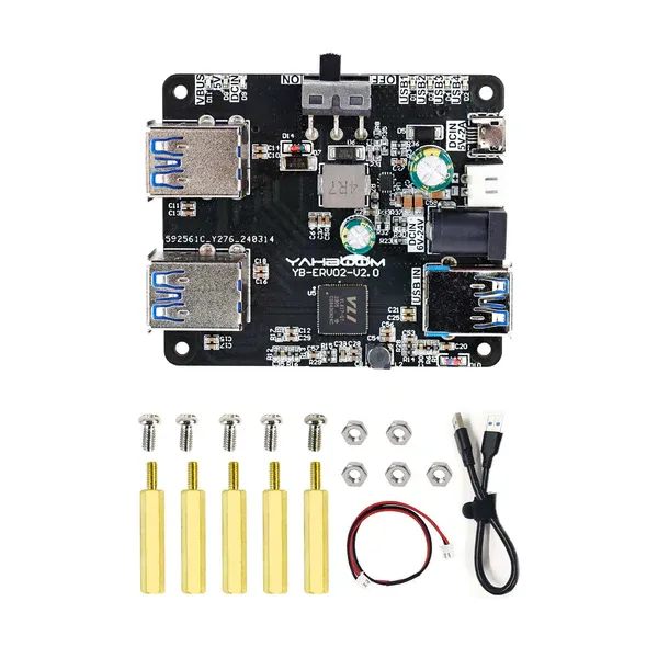 USB expansion board for Raspberry Pi 5/4B Jetson series robots