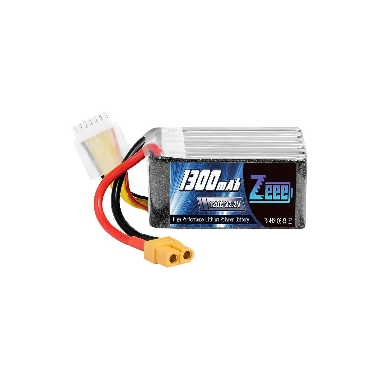 Zeee 1300mAh 6S 120C LiPo Battery (XT60)