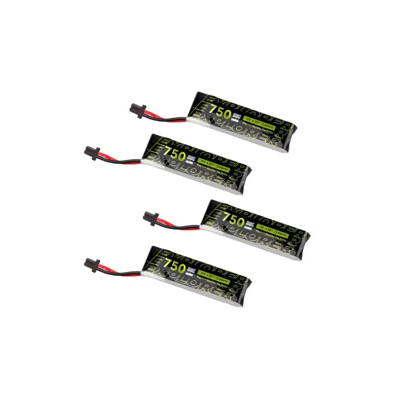 Battery Flywoo Explorer 750mAh 1S 80C LiHV (GNB27) (4 pcs.)