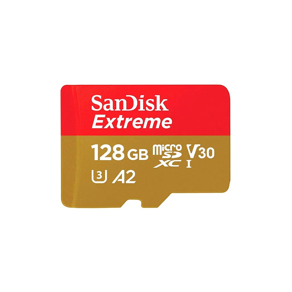 Memory card 128Gb SanDisk Extreme microSDXC Class 10 UHS-I U3 V30