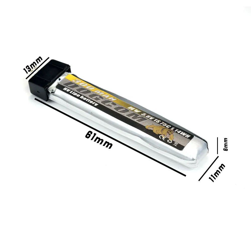 Battery DOGCOM 300mAh 1S 75C LiHV