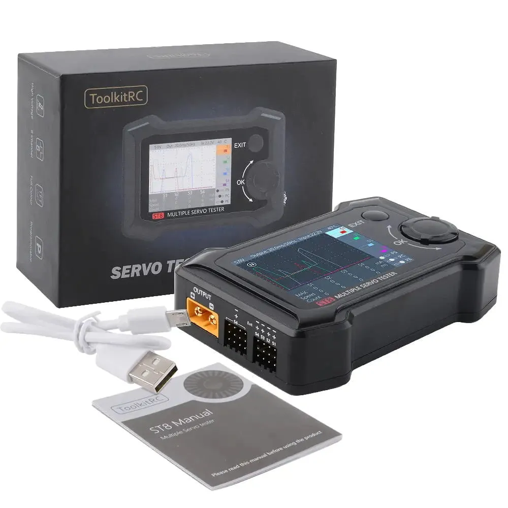 Servo Tester ToolkitRC ST8 Advanced Servo Tester