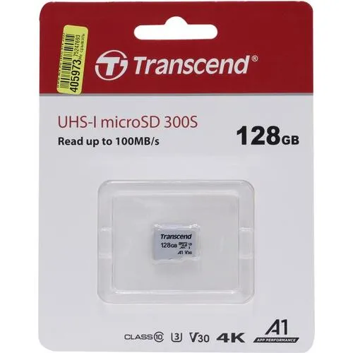 SDXC Transcend 300S UHS-I 128GB Memory Card