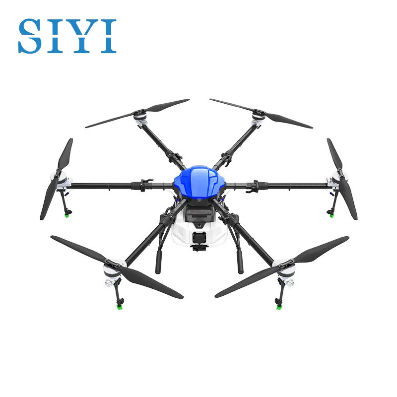 SIYI E620P Agricultural Quadcopter with Water Tank, 6-Axis Folding Frame Kit, 1080P Intelligent Controller, Waterproof FPV Camera, Professional Flight Controller, Smart Battery, Fast Charger
