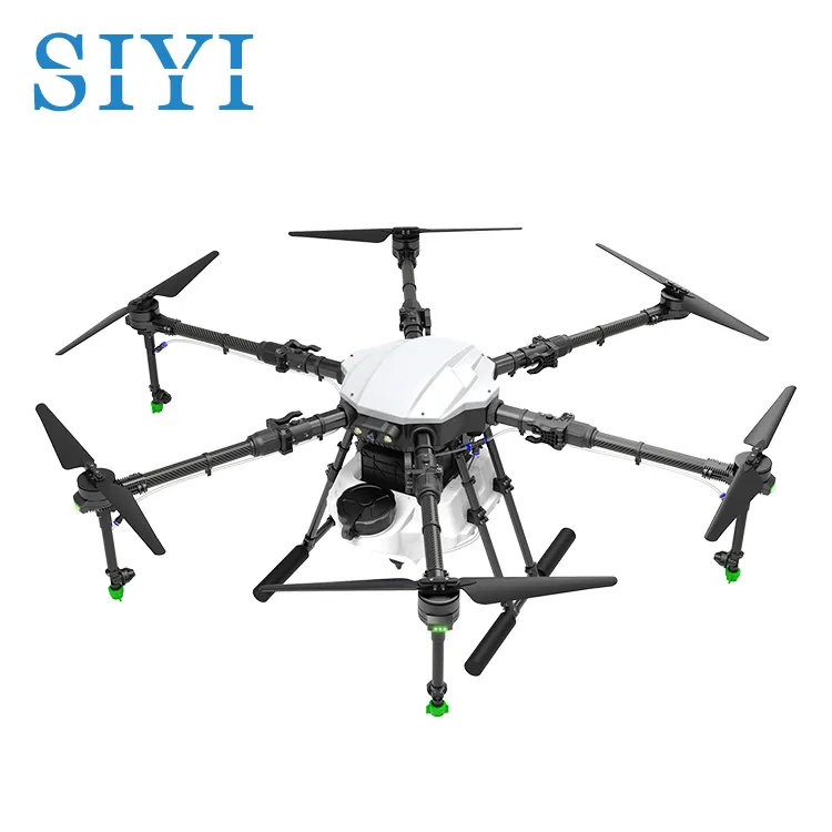 SIYI E610P Agricultural Quadcopter with Water Tank, 6-Axis Folding Frame Kit, long range Remote Control, Professional Flight Controller, Large Capacity Battery, Two-Way Balance Charger