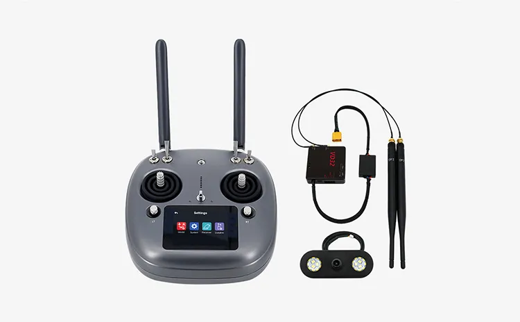 Controller remote control SIYI VD32 for agriculture с 2.8-дюймовым touch LCD-экраном IP67, camera 480p, FPV, 16 channel, 5 km, FCC