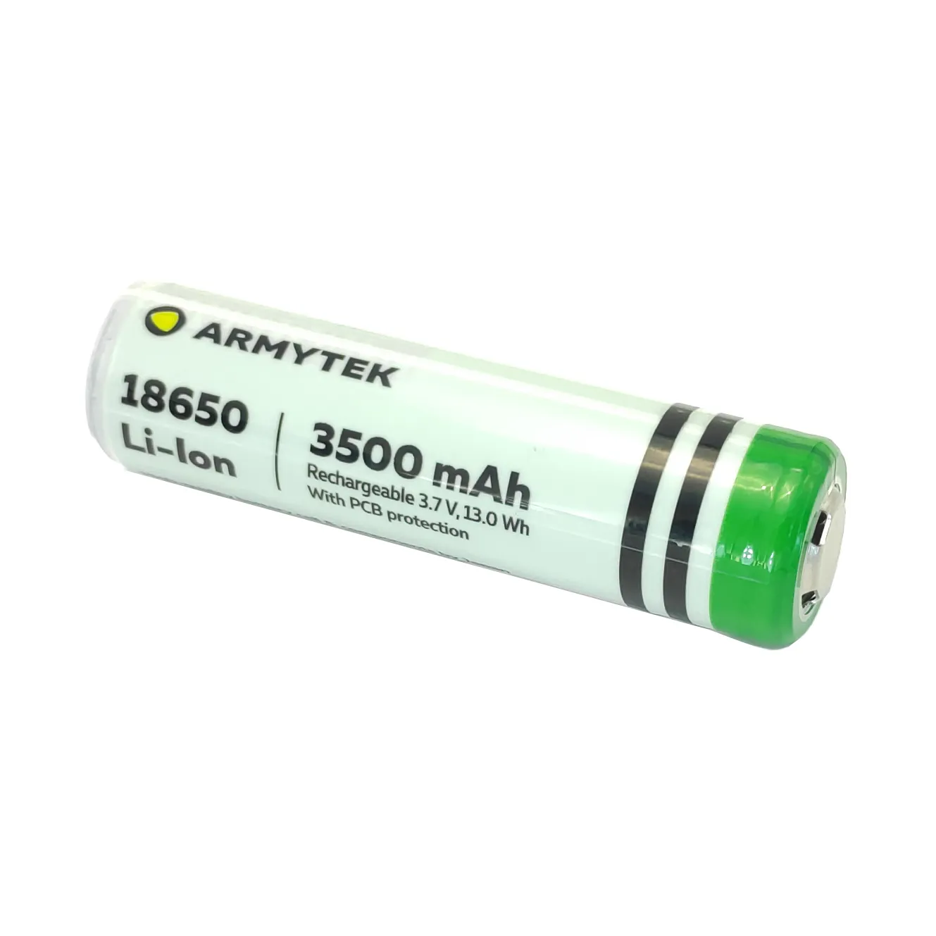 Protected Li-ion battery Armytek 18650 3500 mAh