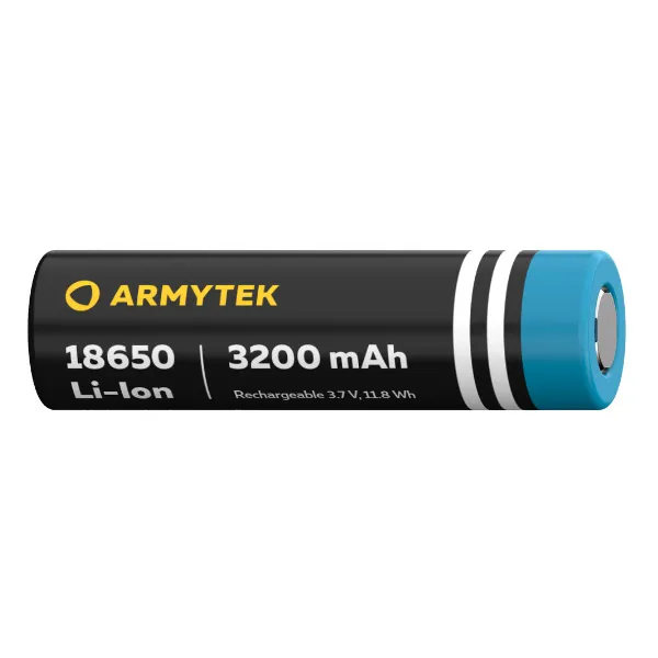Unprotected Li-ion battery Armytek 18650 3200 mAh