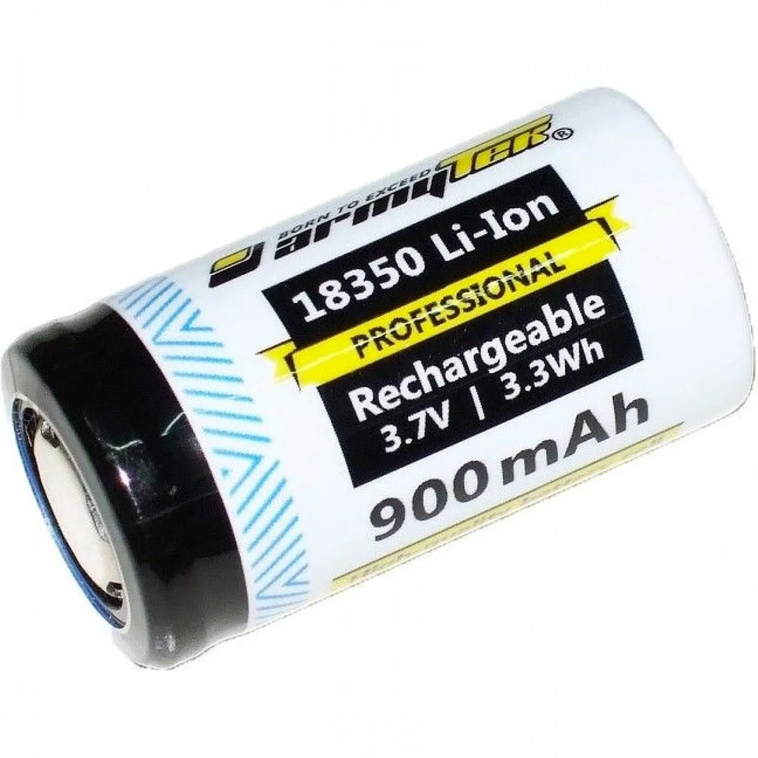 Unprotected Li-ion battery Armytek 18350 900 mAh