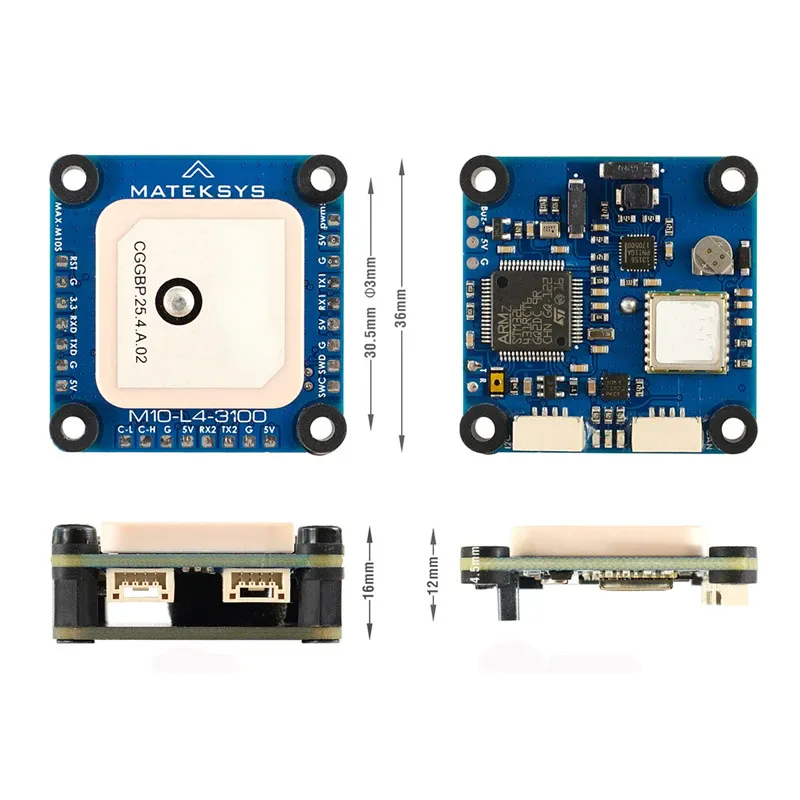 Sensor module MATEKSYS AP PERIPH GNSS M10-L4-3100