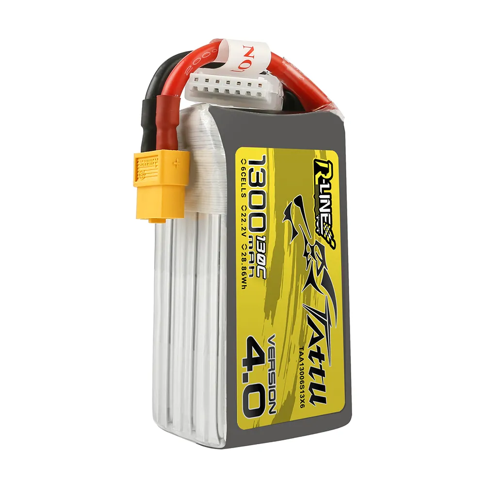 Battery Tattu R-Line V4.0 1300mAh 6S 130C LiPo (XT60)
