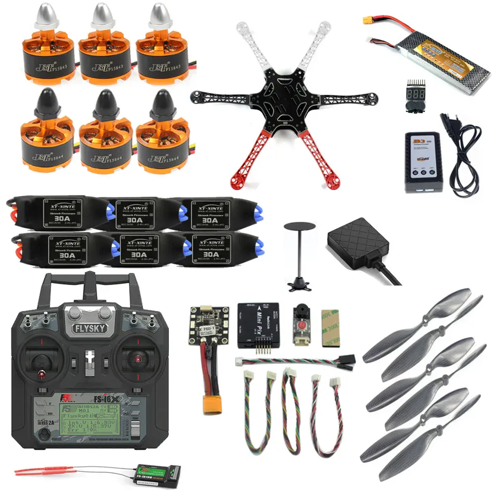 Kit for autonomous assembly radio-controlled drone quadcopter F450 F550