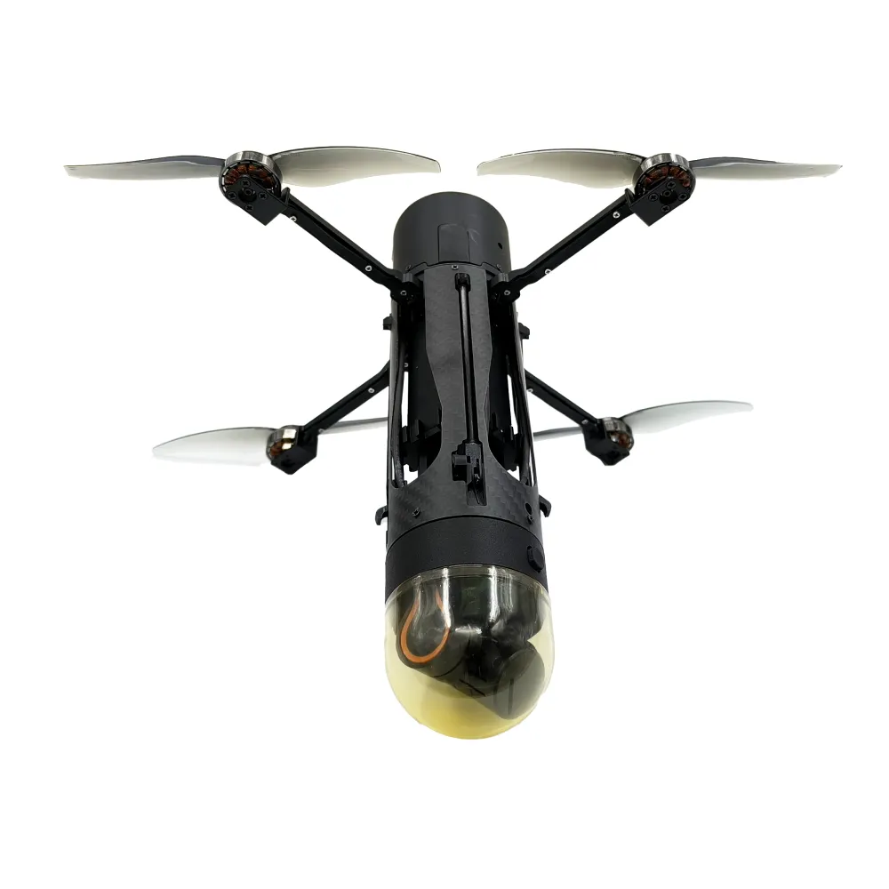 Flying grenade launcher