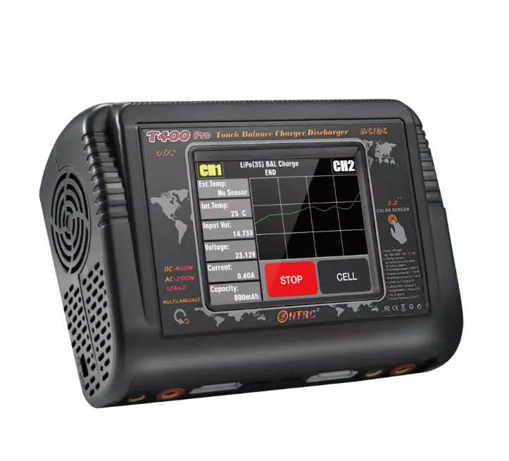 Charger 4-port HTRC T400 Pro