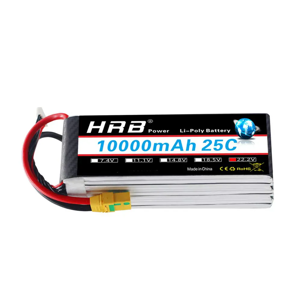 Battery HRB 6S 10000mah 25C XT60