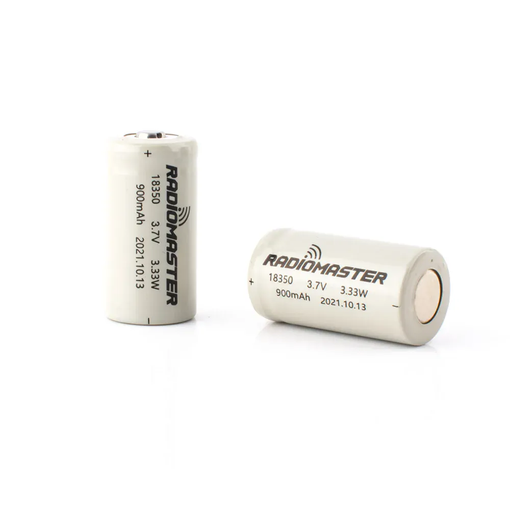 RadioMaster 900mAh 3.7V Li-ion 18350 battery set for Zorro equipment (2 pcs)