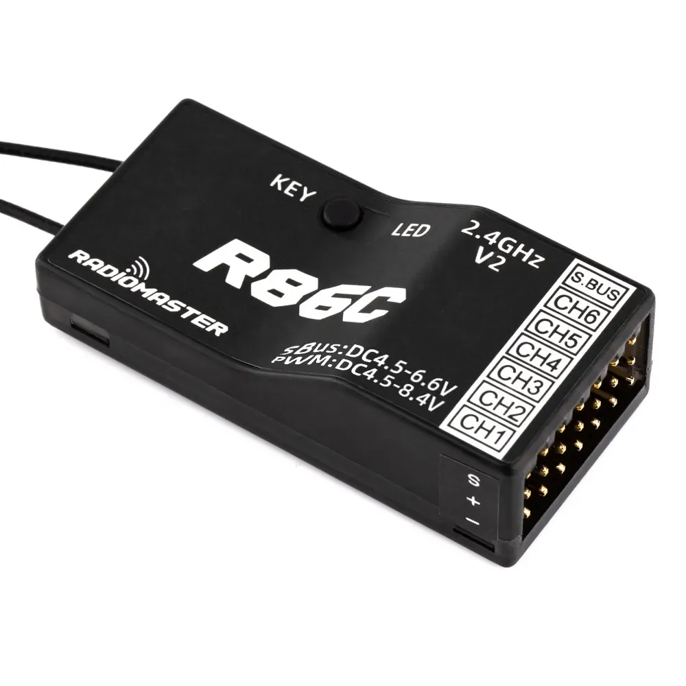 Receiver RadioMaster R86C V2 D8/D16/SFHSS