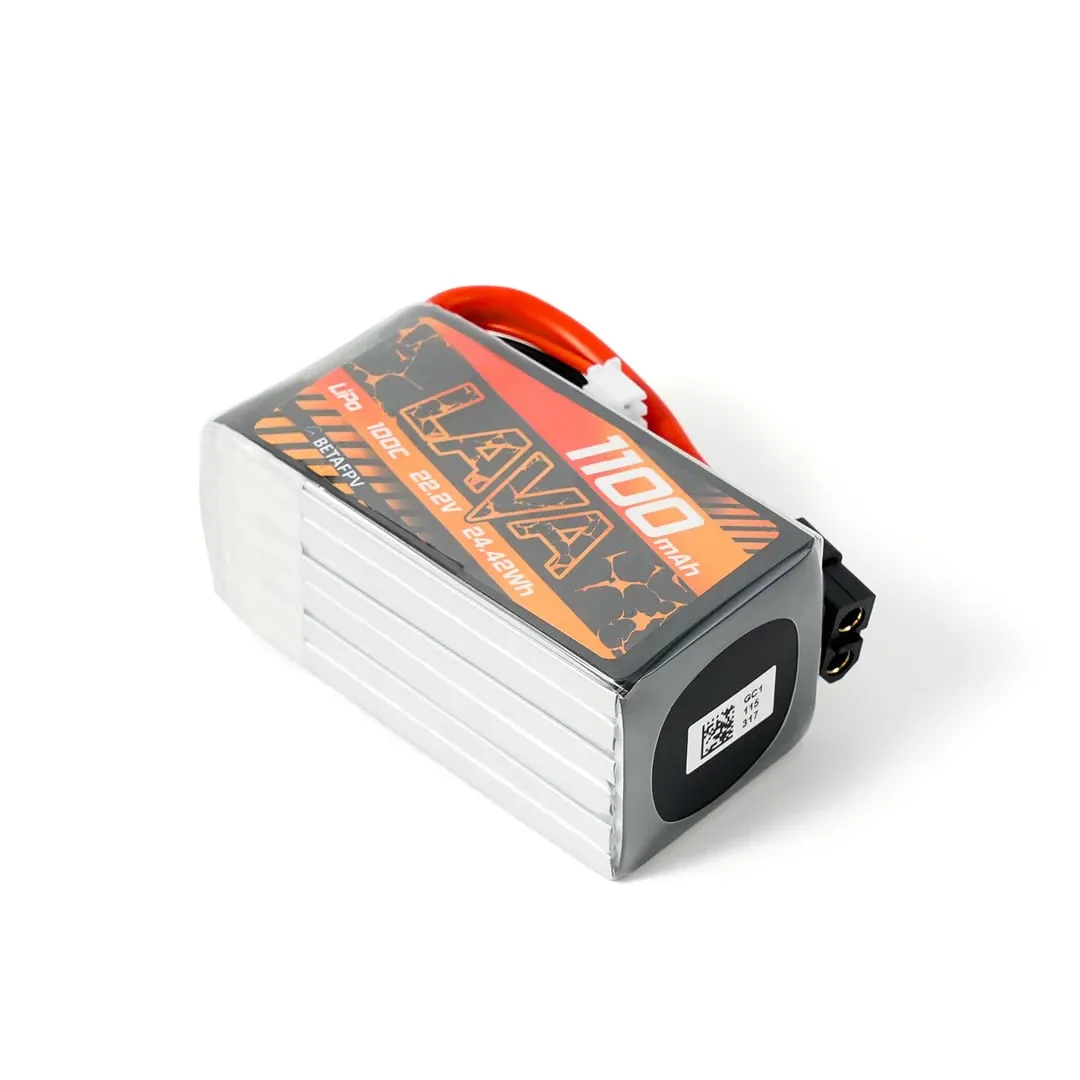 BetaFPV LAVA 6S 1100mAh LiPo battery