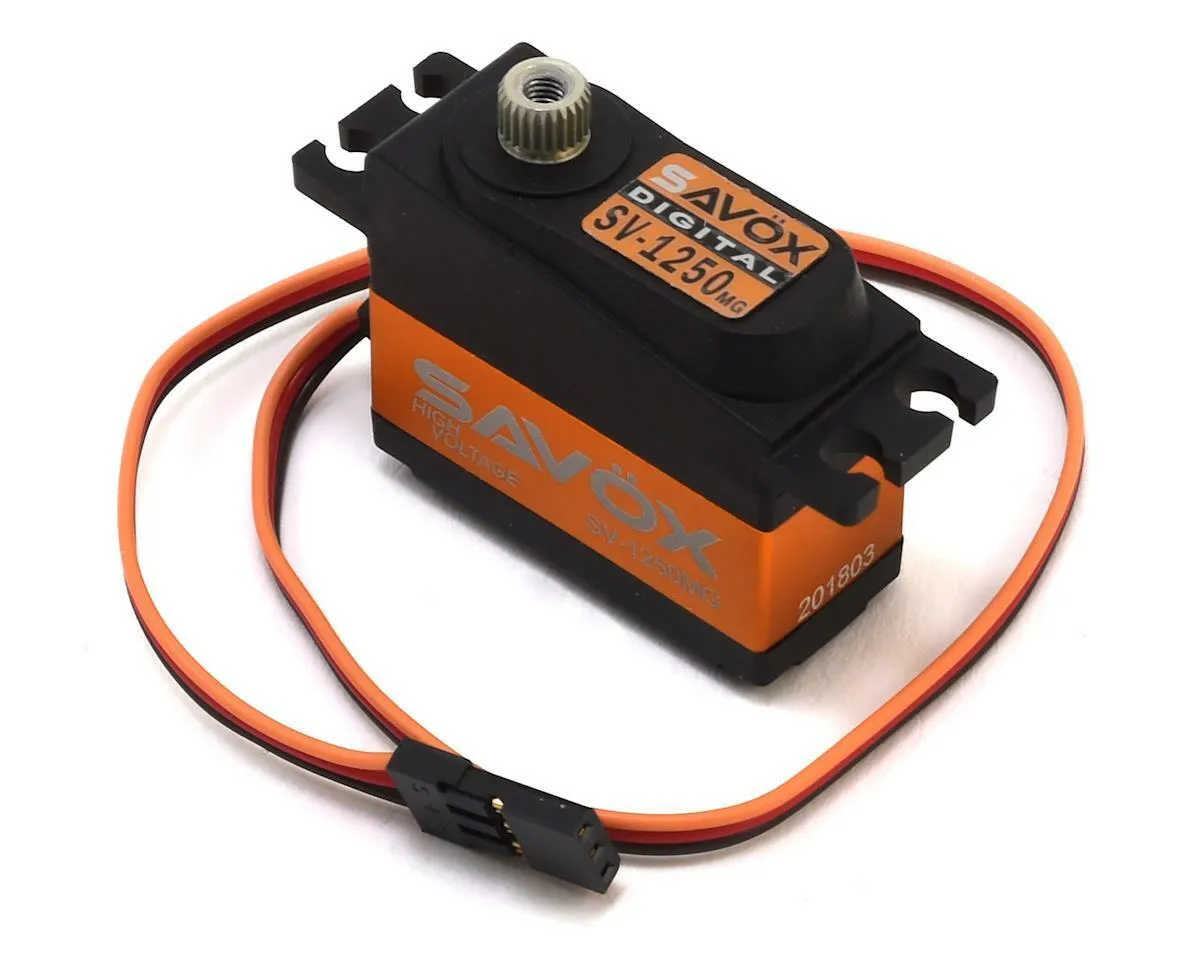 Servo, 7.4In, 8kg/cm, Savox, SV-1250MG