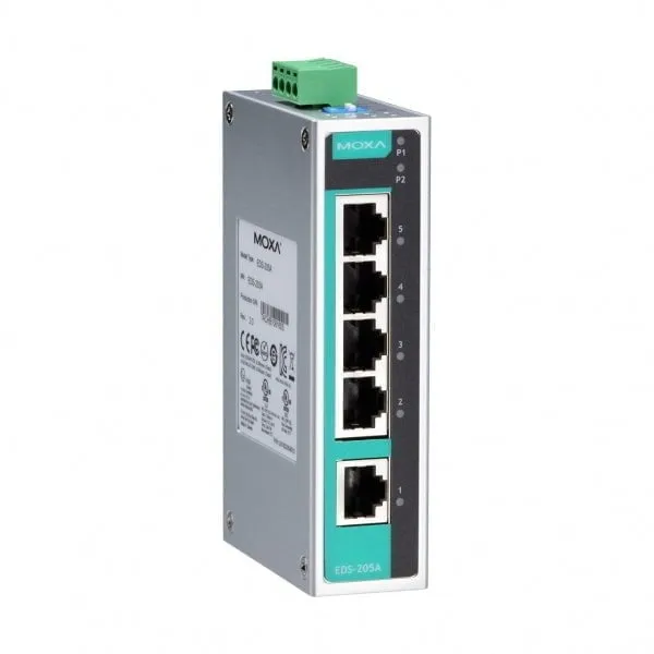 Switch MOXA EDS-205A-T