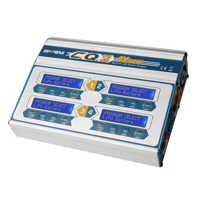 EV-Peak CQ2 4 Port Balance Charger 6A 12/220V 50Wx4