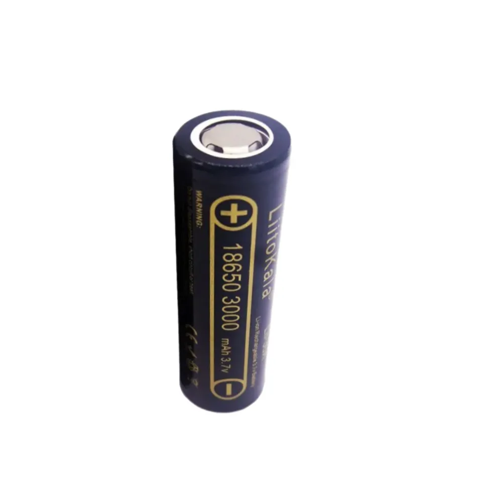 Battery LiitoKala 18650 3.7V 40A 3000mAh high current