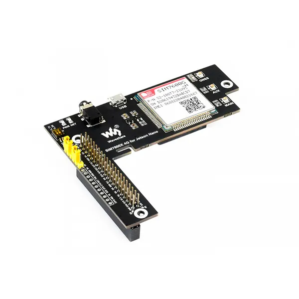 SIM7600E-H 4G HAT Module for Jetson Nano (4G/3G/2G/GNSS Module)