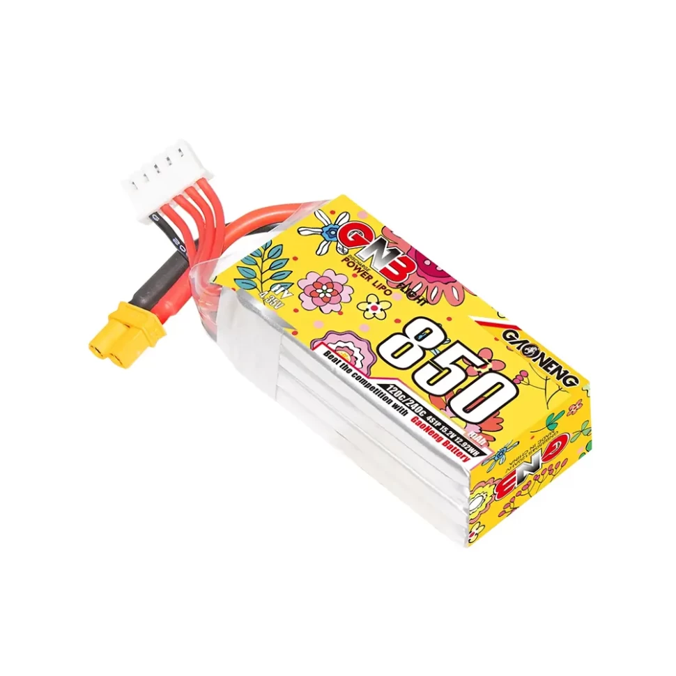 Battery GNB 850mah 4S1P 15.2V HV 120C XT30