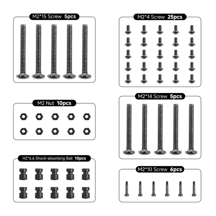 Set of BetaFPV attachments