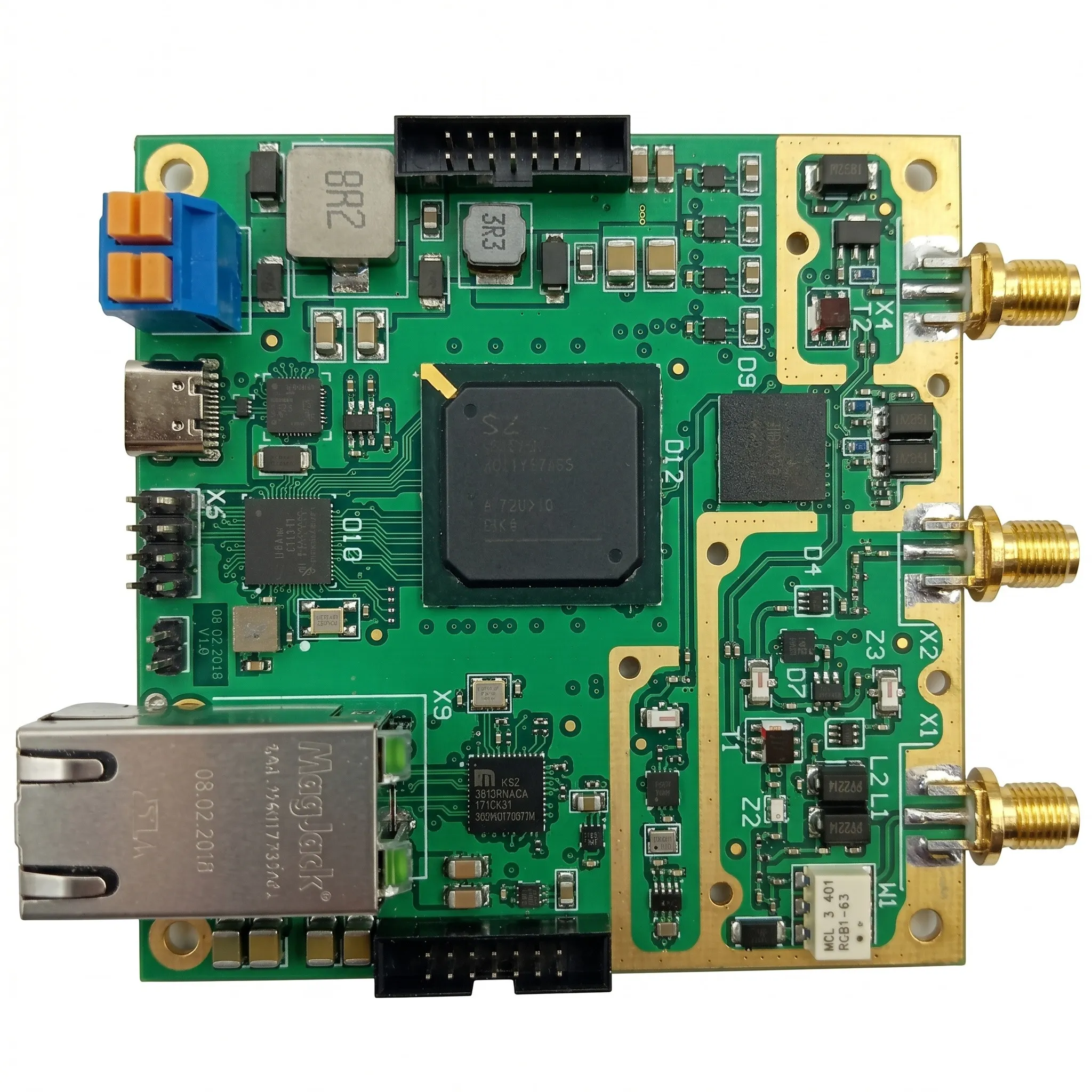 High-speed scanning radio receiver of REE