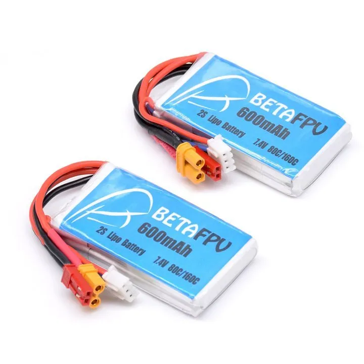 Rechargeable battery 600mAh 2S LiPo (2 pcs.)