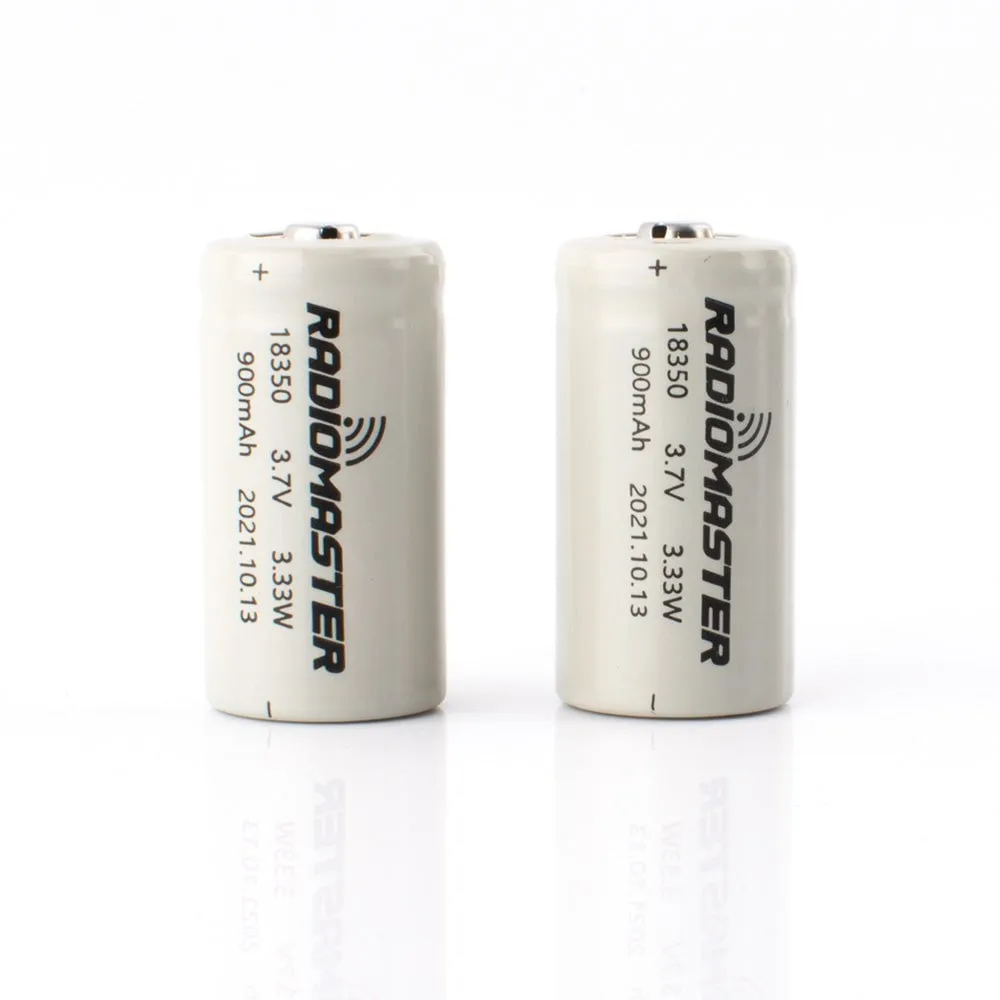 Rechargeable battery 900mah 3.7v Li-ion 18350 (2 pcs.)